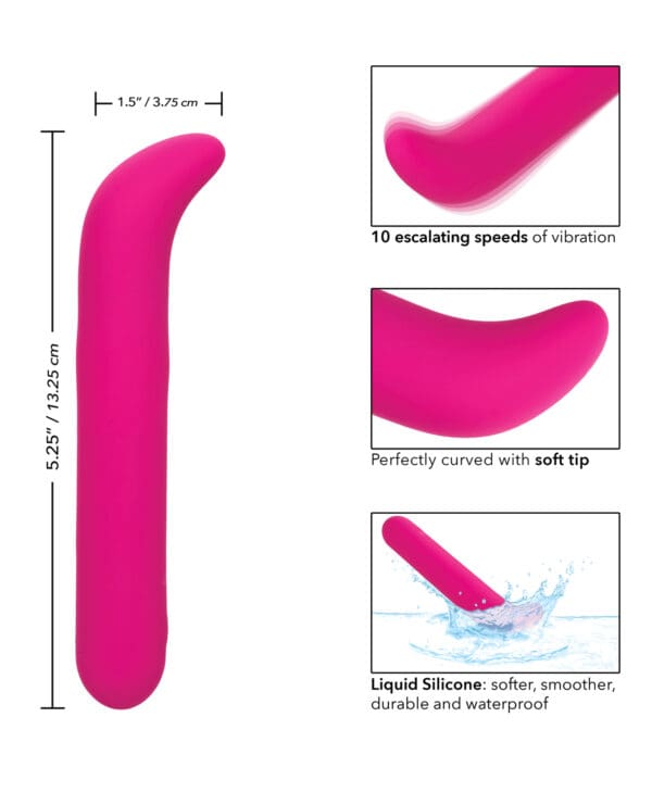 Bliss Liquid Silicone G Vibe - Pink - Image 5