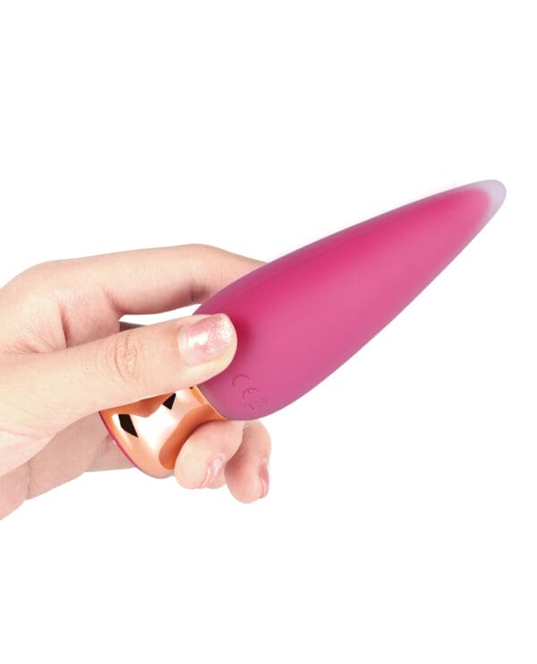 Doro Plus Vibrating Anal Plug w/Remote Control - Pink - Image 3