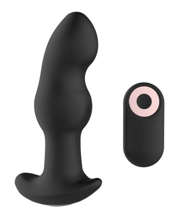 Gender Fluid Frission Anal Vibe w/Remote - Black - Image 3