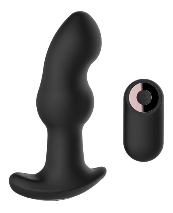 Gender Fluid Frission Anal Vibe w/Remote - Black - Image 4