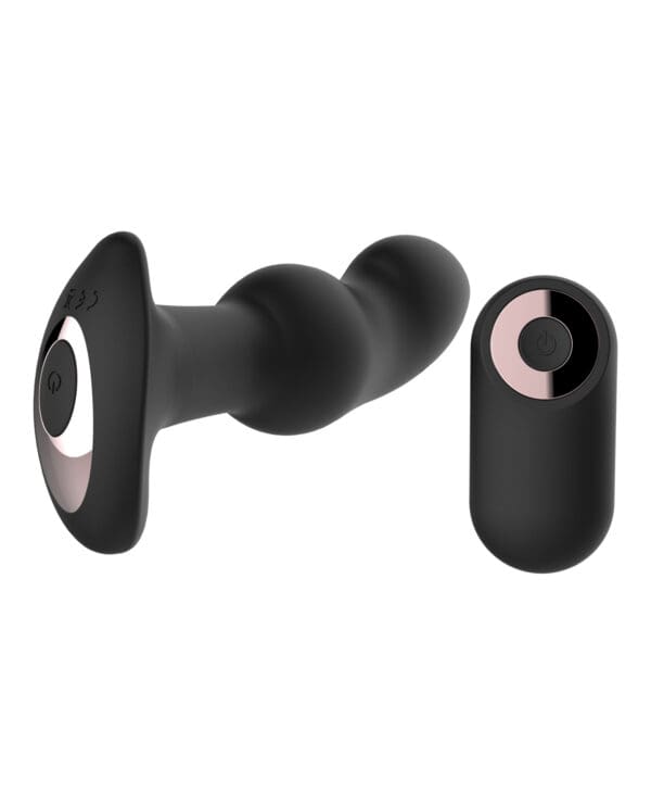 Gender Fluid Frission Anal Vibe w/Remote - Black - Image 5