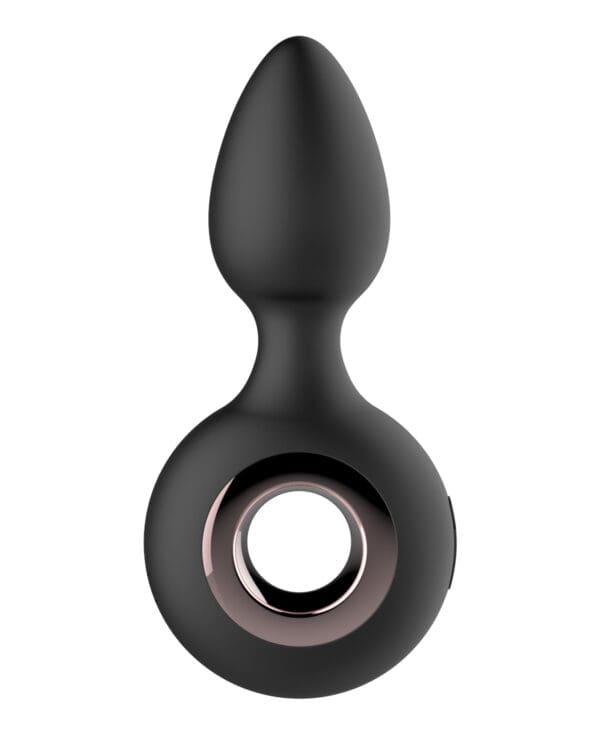 Gender Fluid Tremor Ring Plug Anal Vibe - Black - Image 3
