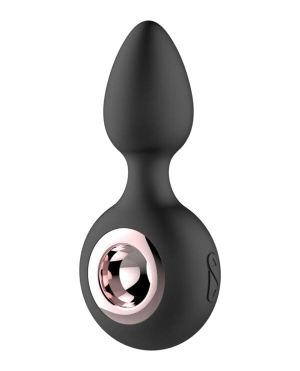Gender Fluid Tremor Ring Plug Anal Vibe - Black - Image 5