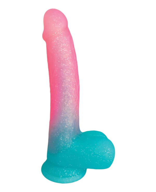 Sweet Sex 8.5" Lollicock Cotton Candy Dildo - Multi Color - Image 2