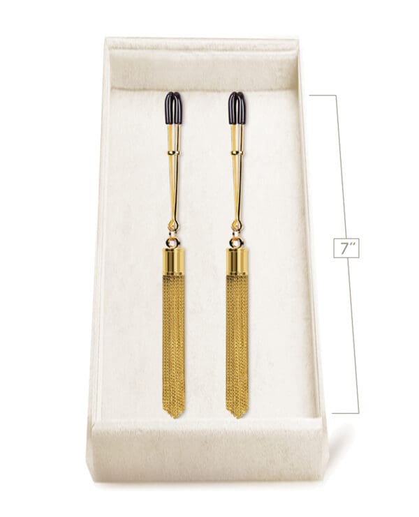 Couture Clips Luxury Nipple Clamps - Shimmer & Chic - Image 2