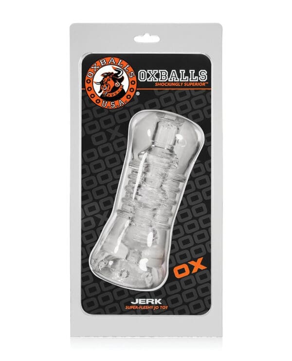 Oxballs Jerk Masturbator - Clear - Image 3