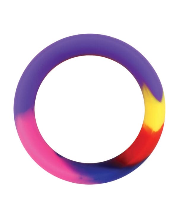 Gender Fluid Squeezer Tension Ring - Tie Dye - Image 3