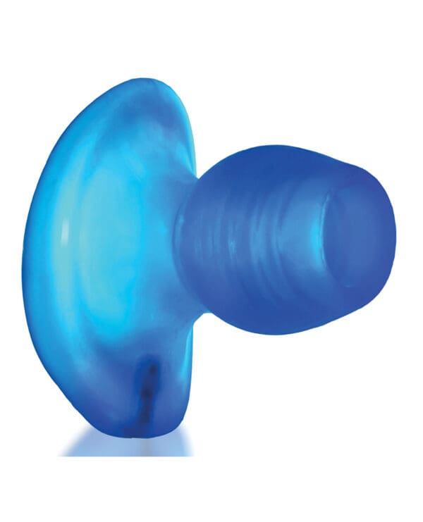 Oxballs Glowhole 2 Hollow Buttplug w/LED Insert Large - Blue Morph - Image 2