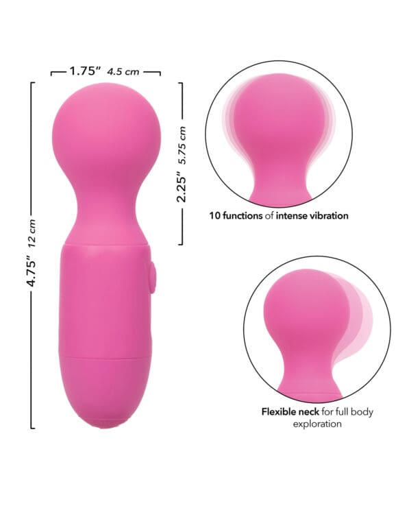 First Time Rechargeable Vibrator Massager - Pink - Image 5