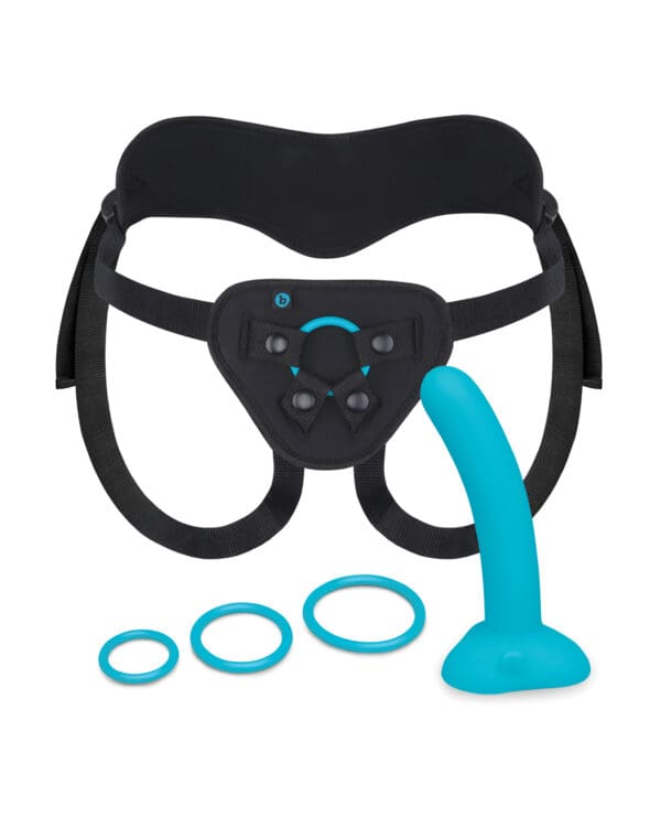 b-Vibe Every Body Strap-On Harness Set With 6" Silicone Dildo Peg - Image 2