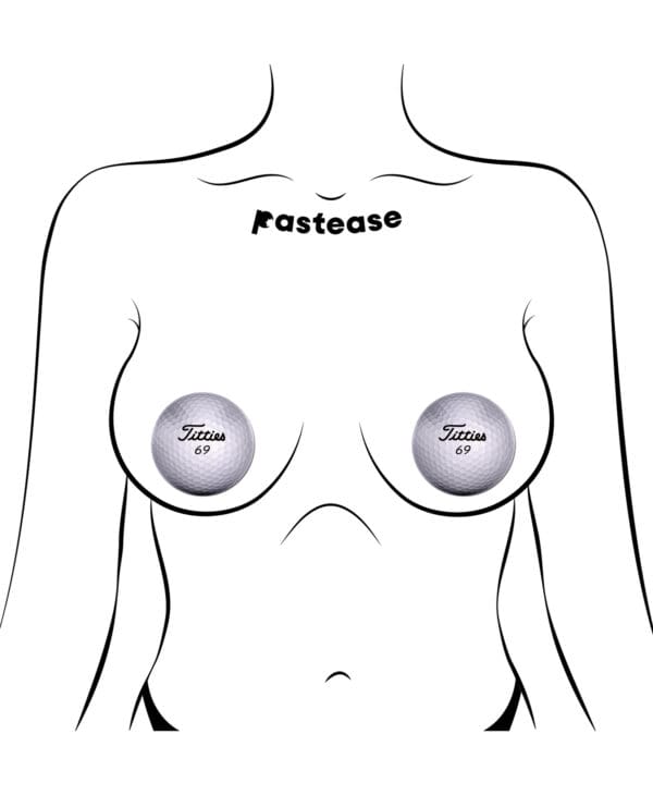 Pastease Titties Golf Ball - Black/White O/S - Image 3