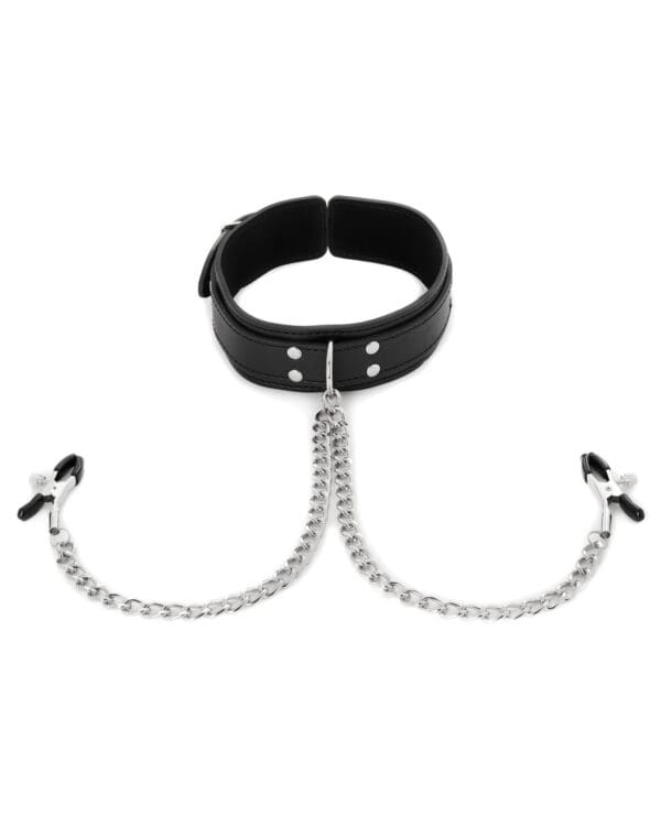 Sex & Mischief Nipple Clamps w/Collar - Image 4