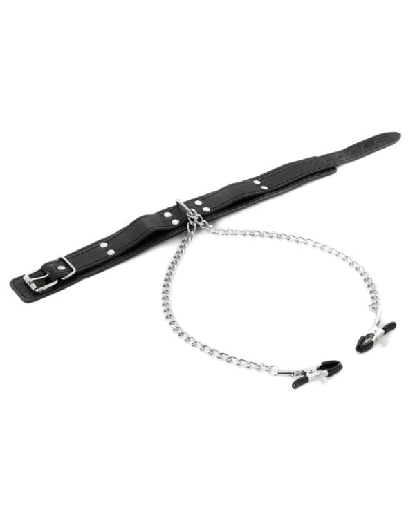 Sex & Mischief Nipple Clamps w/Collar - Image 5