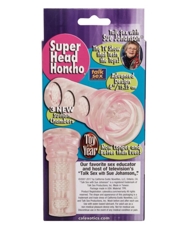 Sue Johanson Super Head Honcho - Pink - Image 2