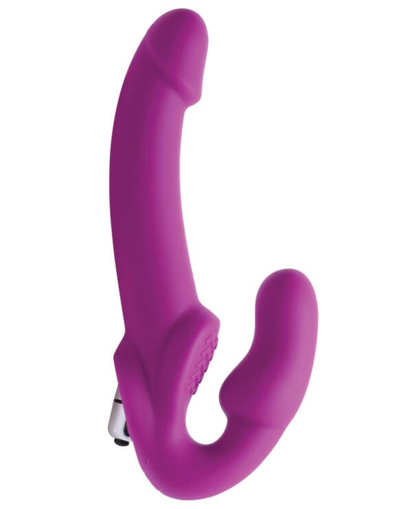 Strap U Vibrating Strapless Silicone Strap on Dildo - Image 2