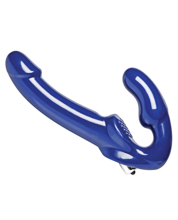 Revolver II Strapless Strap on G-Spot Dildo - Blue - Image 2