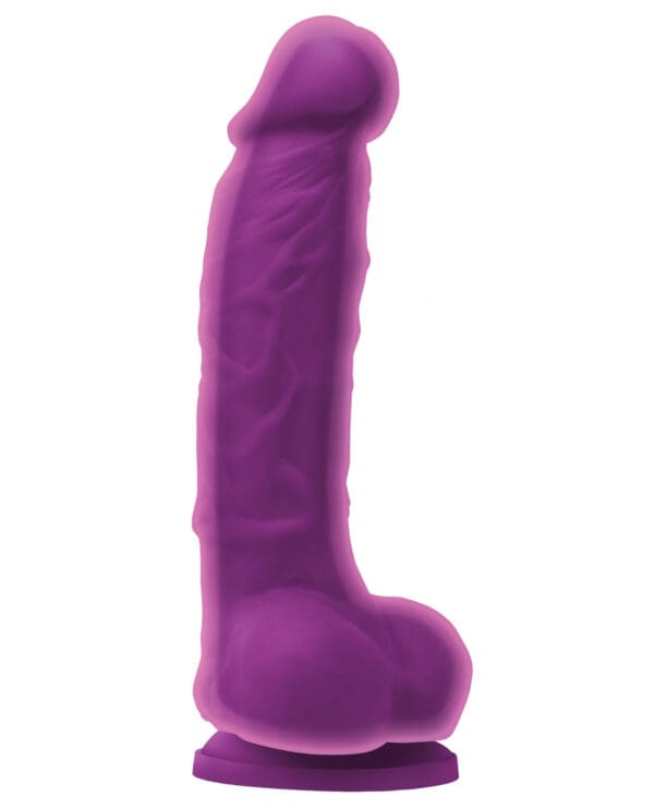 Colours Dual Density 5" Dildo - Purple - Image 2