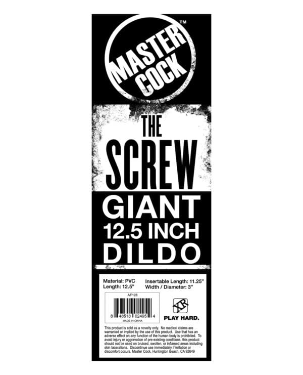 Master Cock The Screw Giant 12.5" Dildo - Image 2