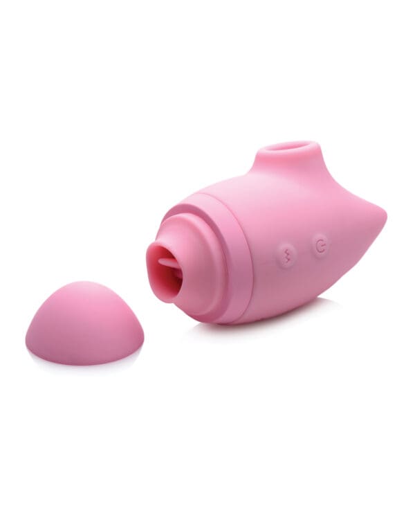 Inmi Shegasm Kitty Licker 5X Triple Clit Stimulator - Pink - Image 3