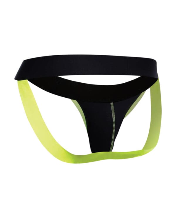 Male Basics Neon Jockstrap Neon Yellow SM - Image 5