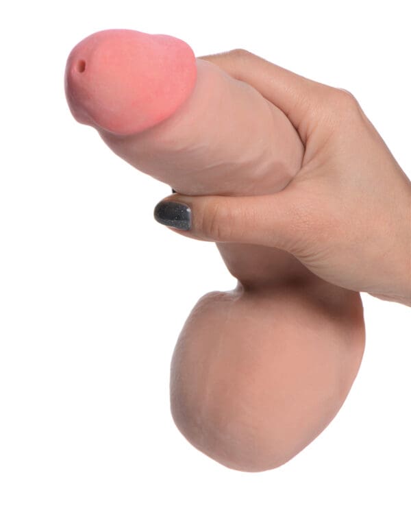 Loadz 8" Dual Density Squirting Dildo - Light - Image 5