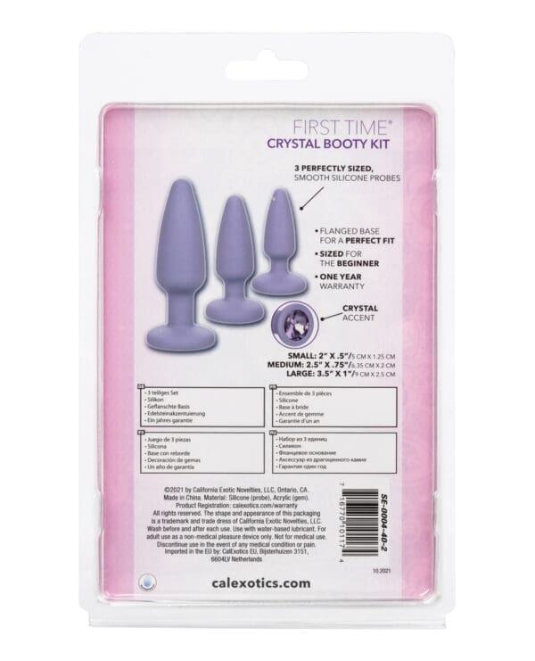 First Time Crystal Booty Kit - Purple - Image 2