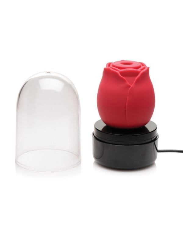 Inmi Bloomgasm Enchanted Rose 10X Clitoral Stimulator w/Case - Red - Image 3