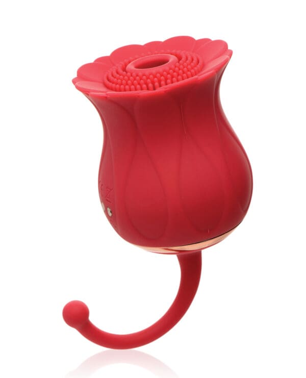 Inmi Bloomgasm Royalty Rose 10X Suction & Clit Stimulator - Red - Image 2