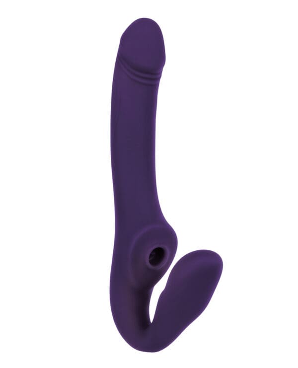 Evolved 2 Become 1 Strapless Strap On - Purple - Image 3