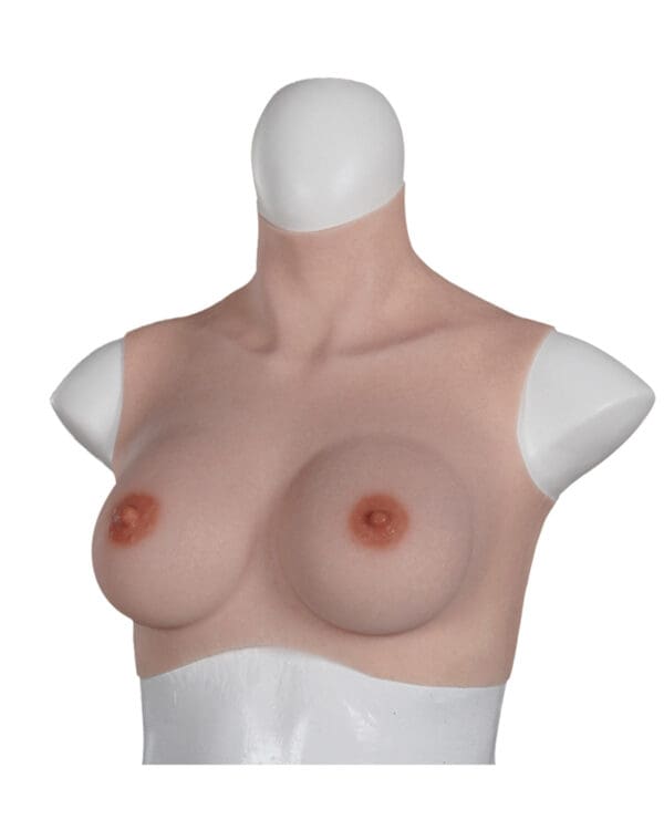 XX-DREAMTOYS Ultra Realistic B Cup Breast Form Small - Ivory - Image 2
