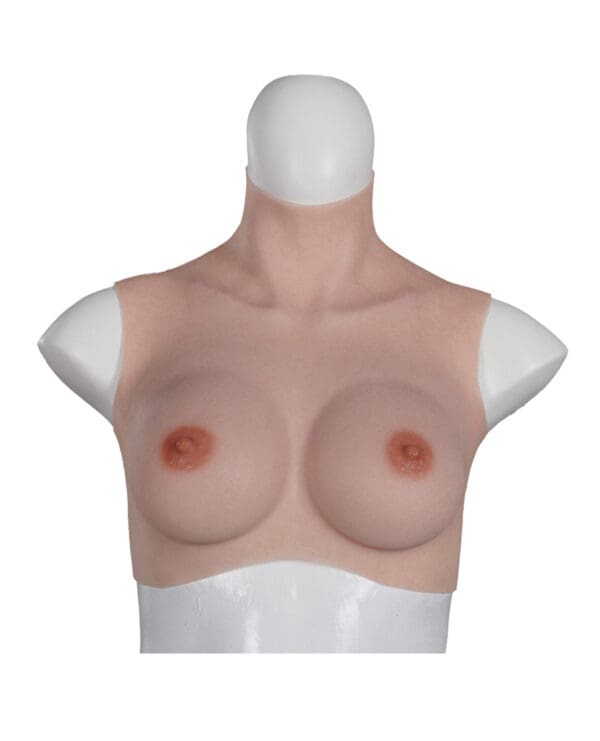 XX-DREAMTOYS Ultra Realistic B Cup Breast Form Small - Ivory - Image 3
