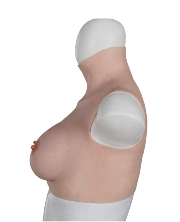 XX-DREAMTOYS Ultra Realistic B Cup Breast Form Small - Ivory - Image 4