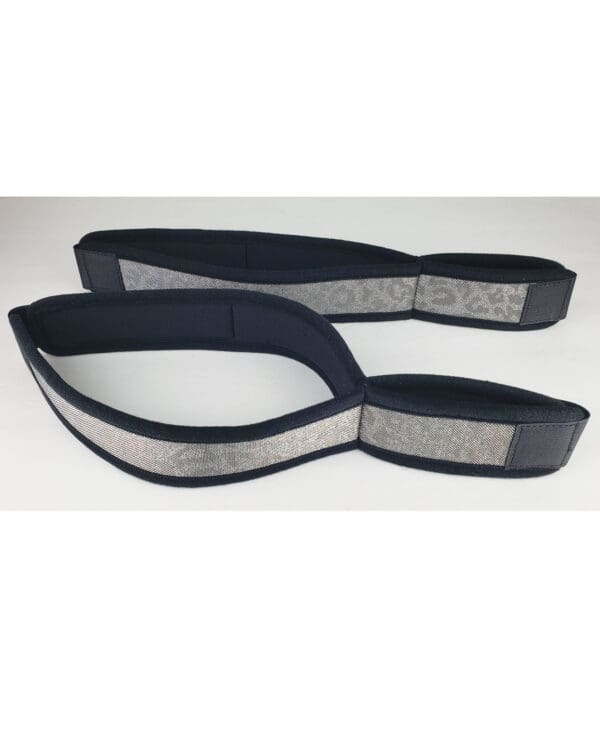 Spartacus Wrist to Thigh Cuffs - Neoprene Silver - Image 2