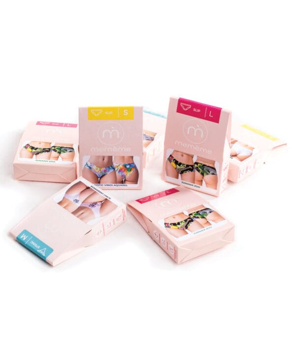 Mememe Botanic Panic Lips Printed Thong - Image 3