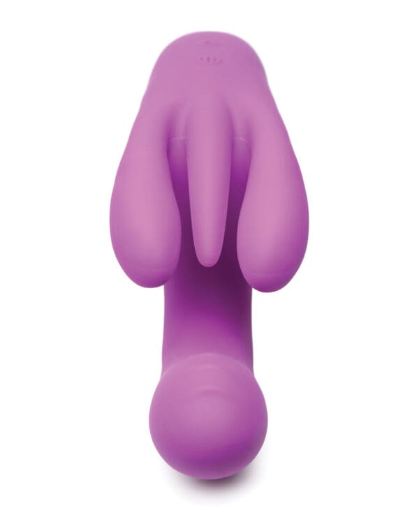 Bang! 10X Triple Rabbit Vibrator - Purple - Image 4