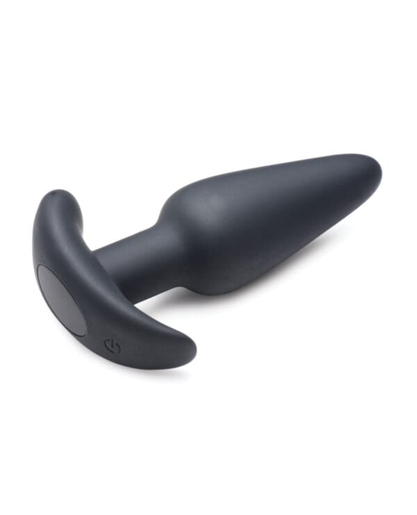 Bang! 21X Vibrating Silicone Butt Plug w/Remote - Black - Image 4