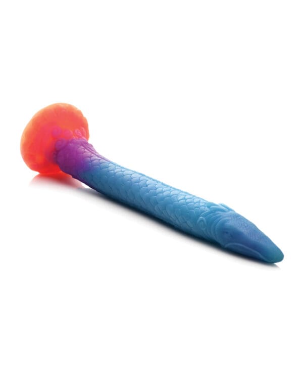 Creature Cocks Makara Silicone Snake Dildo - Glow in the Dark - Image 3
