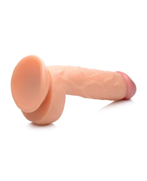 Pop Peckers 8.25" Dildo w/Balls - Light - Image 4
