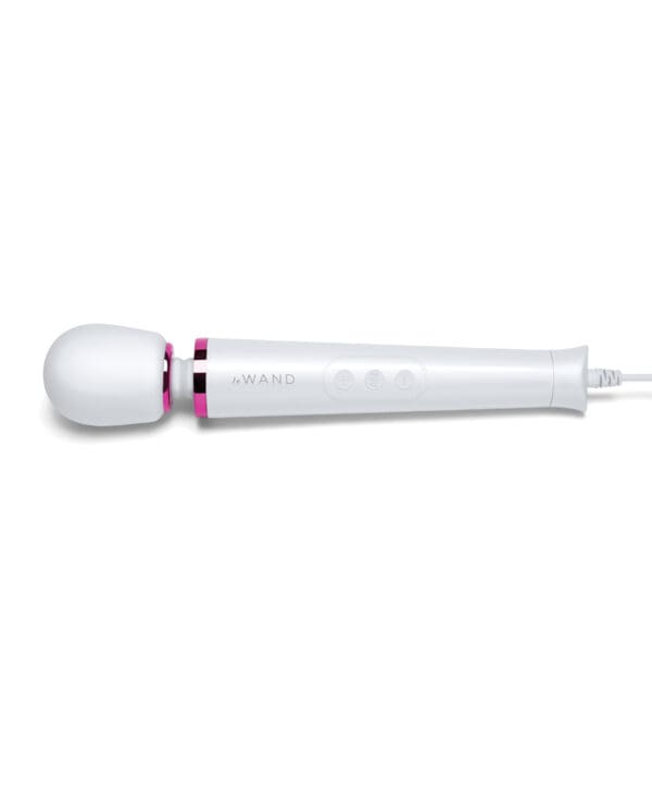 Le Wand Powerful Petite Plug-In Vibrating Massager - White - Image 2