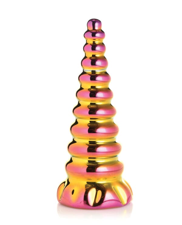 Creature Cocks Twilight Rainbow Glass Dildo - Image 2