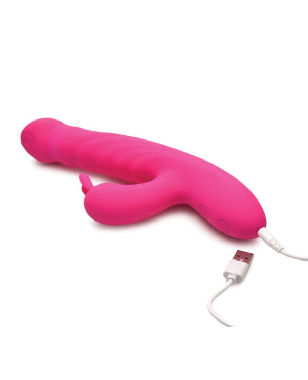 Bang! 10X Thrusting & Vibrating Rabbit - Pink - Image 5