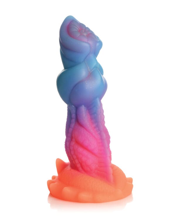 Creature Cocks Glow-in-the-Dark Aqua-Cock Silicone Dildo - Image 2
