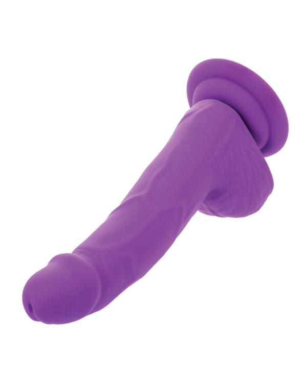 Silicone Studs Neon 6" Dildo - Purple - Image 3