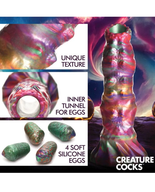 Creature Cocks Larva Ovipositor Silicone Dildo w/Eggs - Image 5