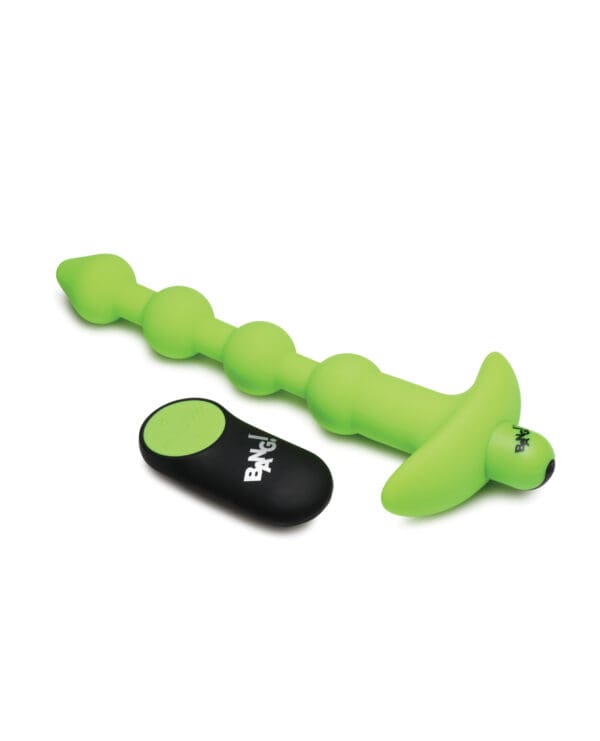 Bang! Glow in the Dark 28X Remote Controlled Anal Beads - Image 2