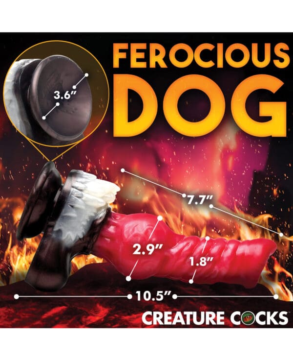 Creature Cocks Cujo Canine Silicone Dildo - XL - Image 5
