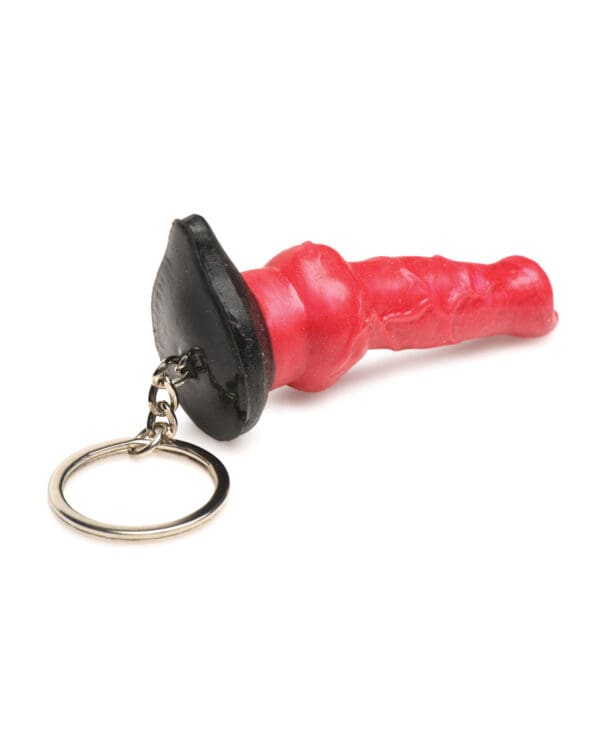Creature Cocks Hell-Hound Silicone Key Chain - Red - Image 4