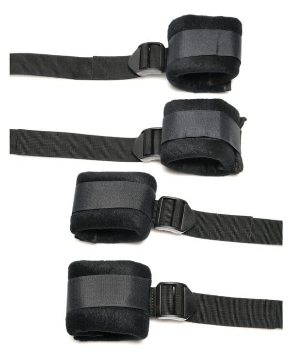 Bedroom Bliss Lover's Bed Restraint System - Black - Image 3