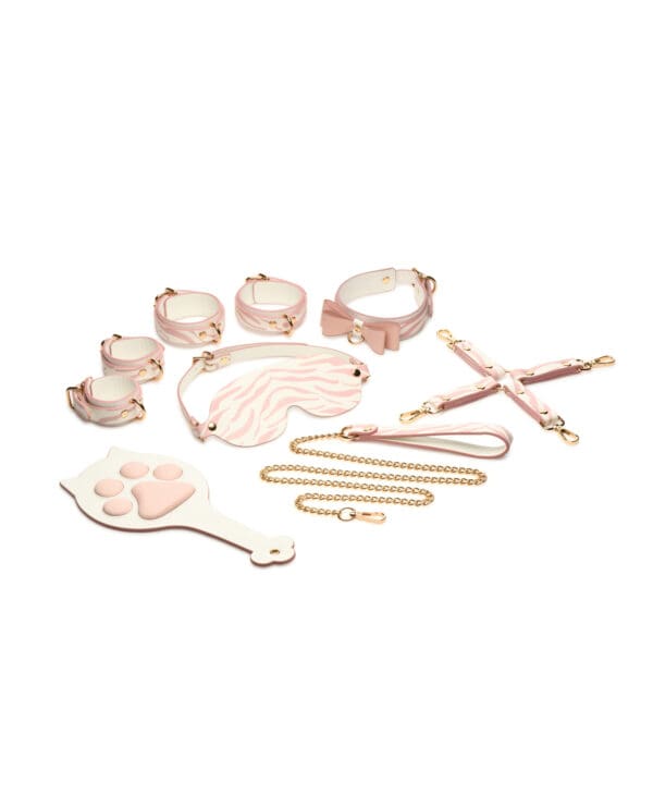 Master Series Tiger Kitty Bondage Set - Pink - Image 2