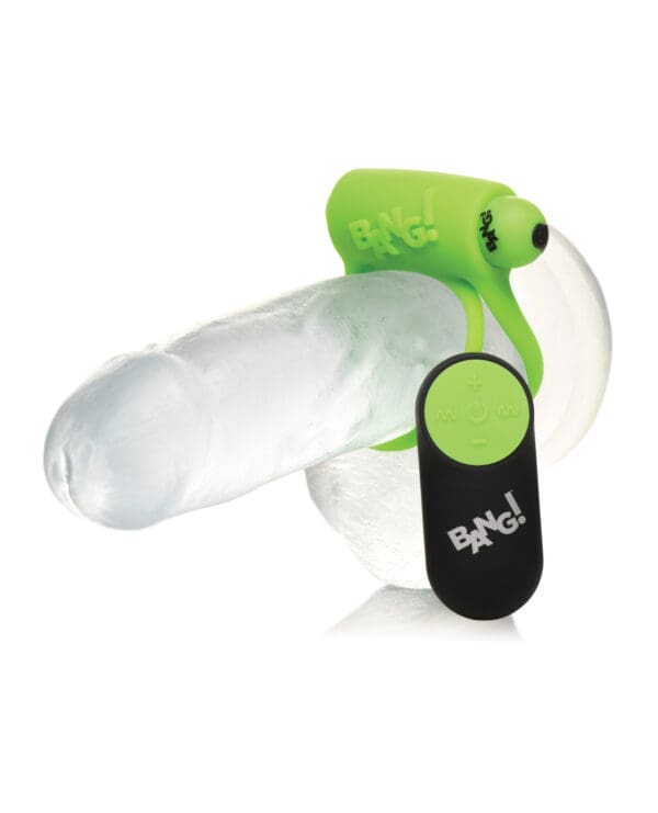 Bang! Glow in the Dark 28X Remote Controlled Cock Ring - Image 4